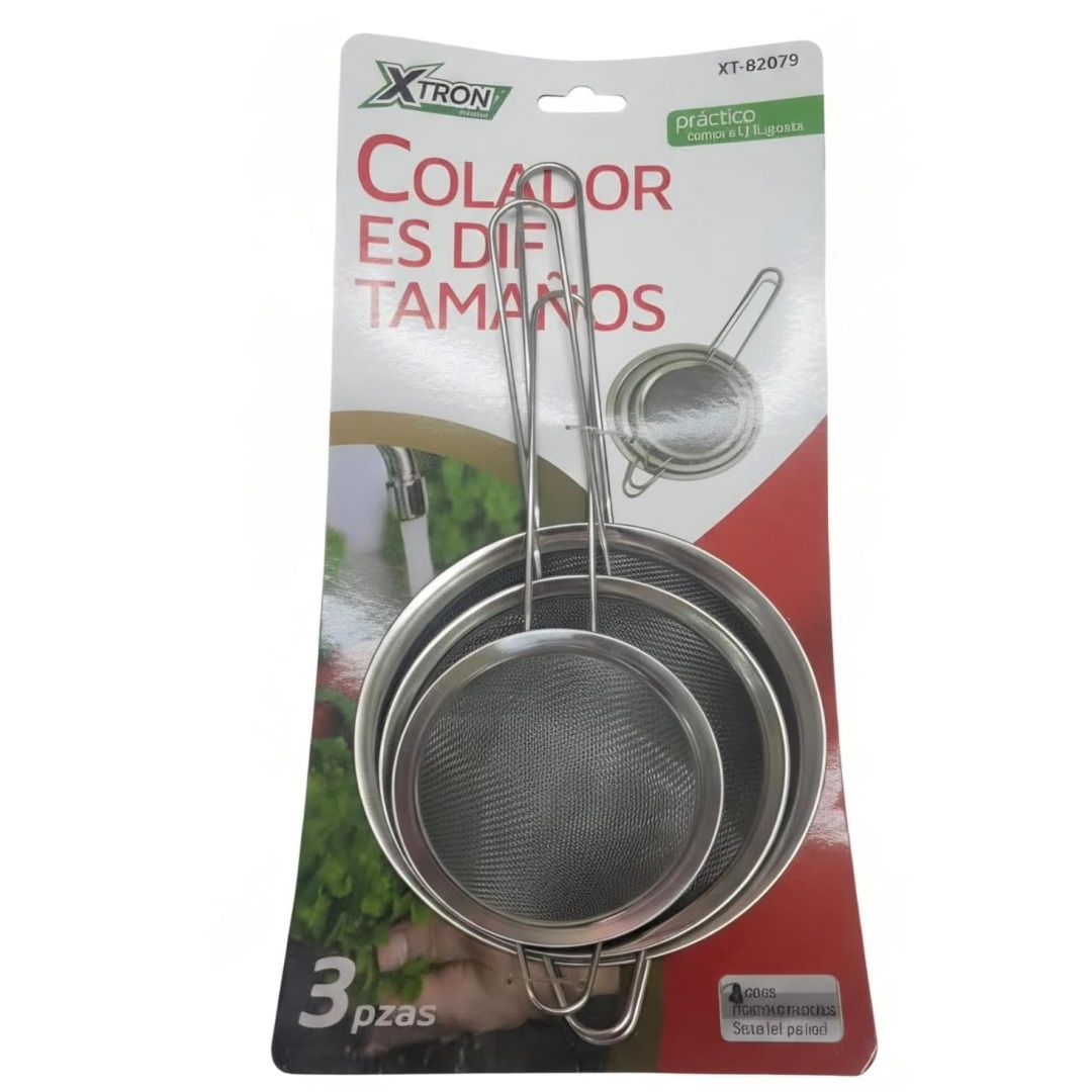 Colador Xtron 3 piezas